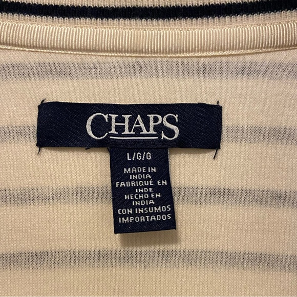 Chaps striped knit blazer - Picture 4 of 6